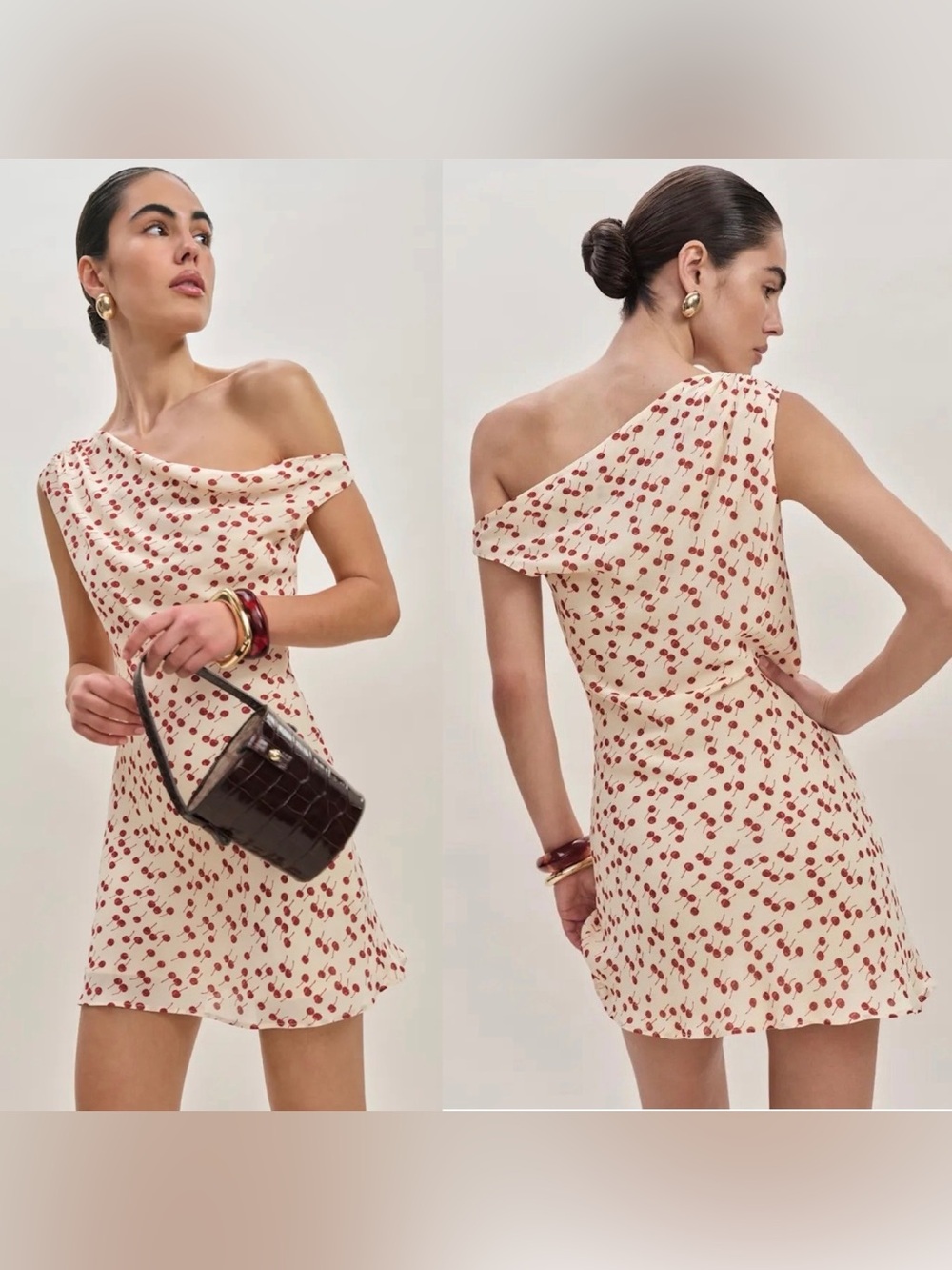 Reformation Kristine Dress in Cherry Pudding Size 2